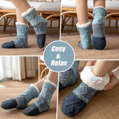 Knitted Ultra-thick Slipper Home Socks