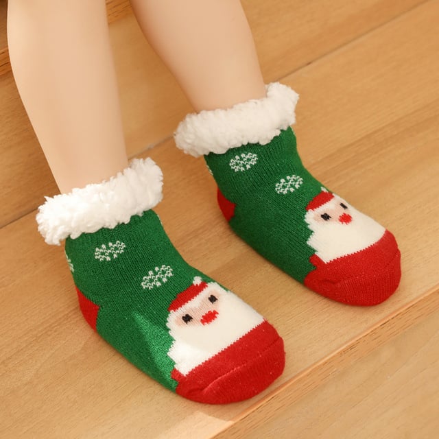 Kids Cozy Ultra-thick Slipper Home Socks