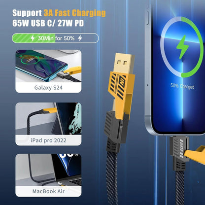 4 in 1 Fast Charging Cable⚡65W⚡