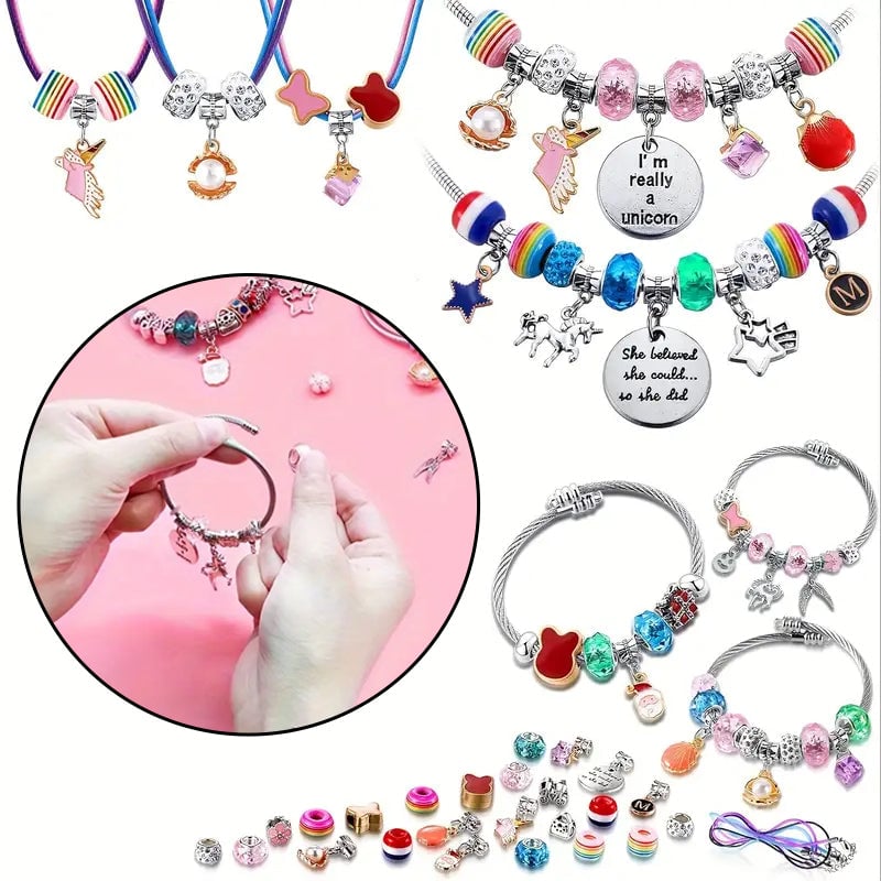 🎁Girls Charm Bracelet Making Kit