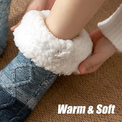 Knitted Ultra-thick Slipper Home Socks