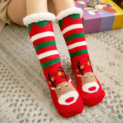 Cute Animal Ultra-thick Slipper Home Socks