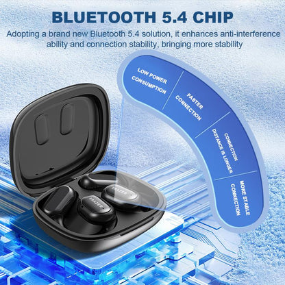 💥Erazer True Wireless Open Ear Earbuds Bluetooth 5.4, IPX5 Waterproof