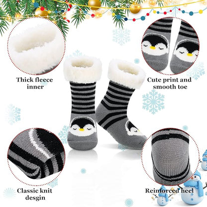 Kids Cozy Ultra-thick Slipper Home Socks