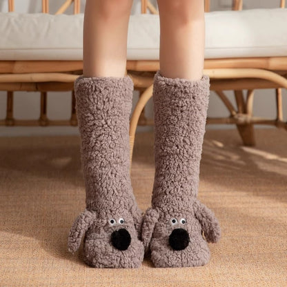 Cute Ultra-thick Cozy Slipper Home Socks