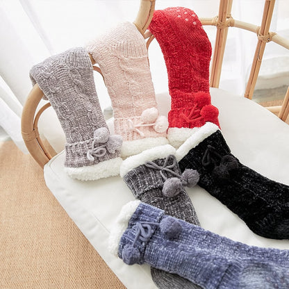 Cute Ultra-thick Slipper Home Socks