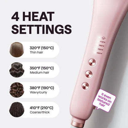 2024 Pro Steam Straightener Brush-Ultimate Hair Hydration and 3X Faster Straightening