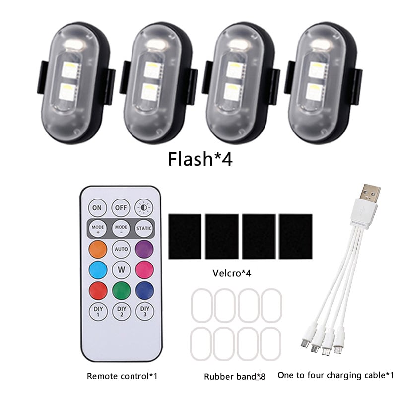 🔥Last Day 45% OFF 7 Colors Wireless Led Lights with Remote