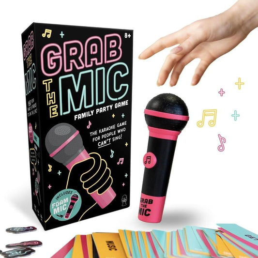 🔥Last Day SALE 49% OFF  - Grab The Mic ✨The Party Game For People Who Can't Sing!