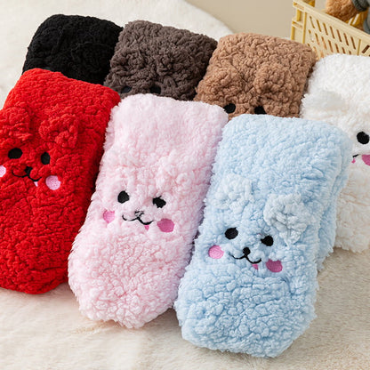 Little Bear Ultra-thick Cozy Slipper Home Socks