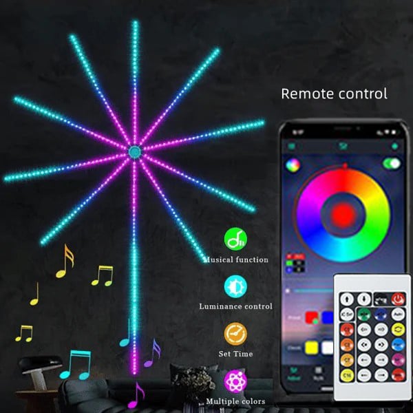 🎁Last Day Promotion 49% OFF - 💡WiFi Bluetooth Smart Fireworks Led Light