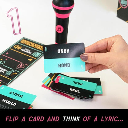 🔥Last Day SALE 49% OFF  - Grab The Mic ✨The Party Game For People Who Can't Sing!