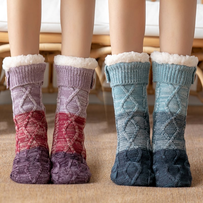 Knitted Ultra-thick Slipper Home Socks