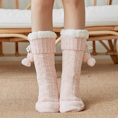 Cute Ultra-thick Slipper Home Socks