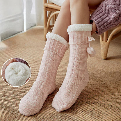 Cute Ultra-thick Slipper Home Socks