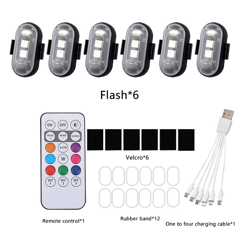 🔥Last Day 45% OFF 7 Colors Wireless Led Lights with Remote