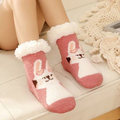 Kids Cozy Ultra-thick Slipper Home Socks