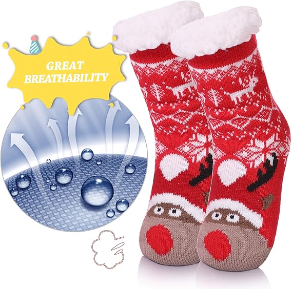 Cute Animal Ultra-thick Slipper Home Socks