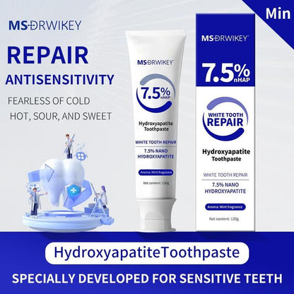 Hydroxyapatite Fluoride-Free Enamel Repairing Breath Freshening Toothpaste