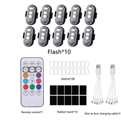 🔥Last Day 45% OFF 7 Colors Wireless Led Lights with Remote