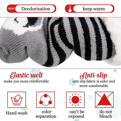 Kids Cozy Ultra-thick Slipper Home Socks