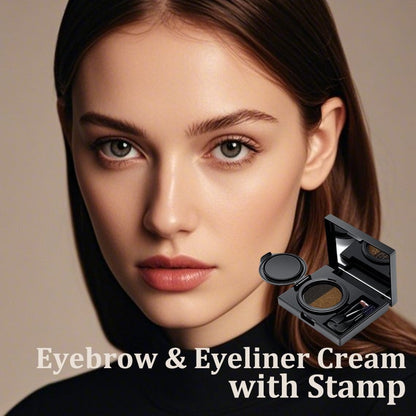 Eyebrow & Eyeliner Cream with Stamp