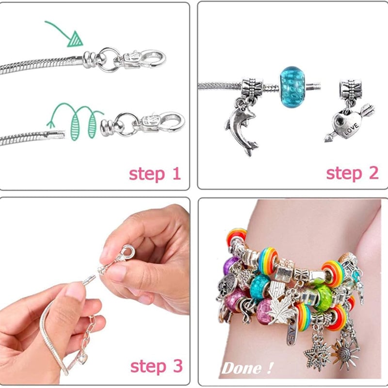 🎁Girls Charm Bracelet Making Kit