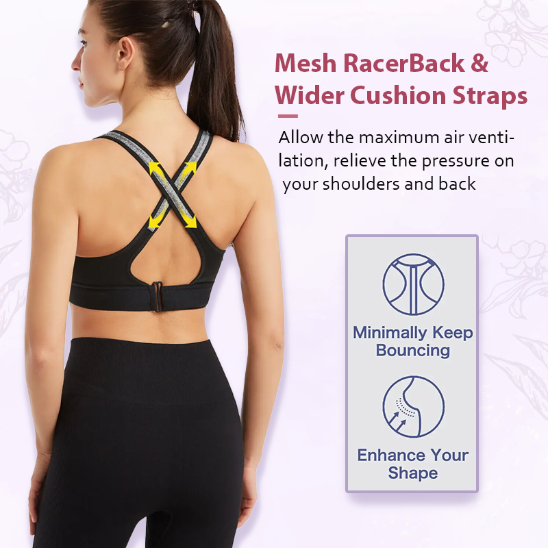 🔥Last day 49% OFF🔥 - Wireless Supportive Adjustable Zip Front Sports Bra