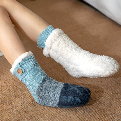 Knitted Ultra-thick Slipper Home Socks