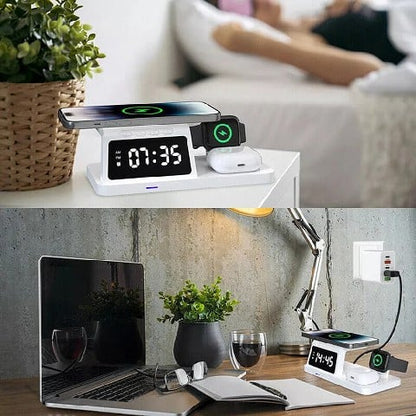 🎊New Year Special Sales-49% OFF🔥7 in 1  Wireless Charging Station with Clock