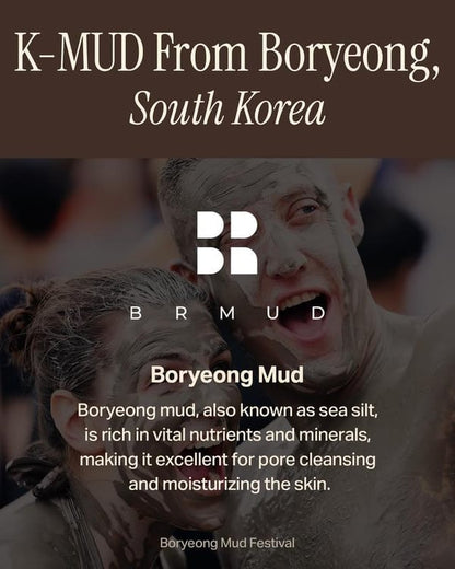 🥰BRMUD Relief Mud Mask – Deep Cleansing & Hydrating with Boryeong Mud