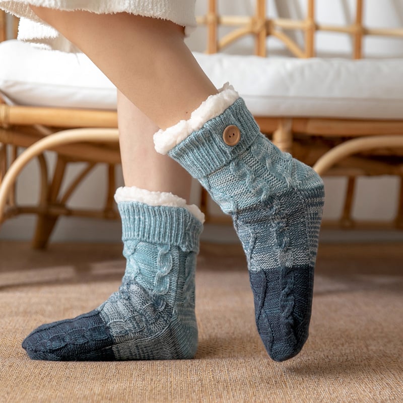 Knitted Ultra-thick Slipper Home Socks