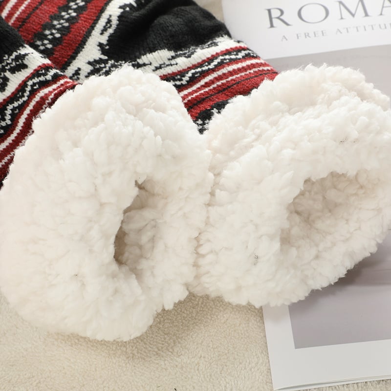 Snowflake Ultra-thick Slipper Home Socks