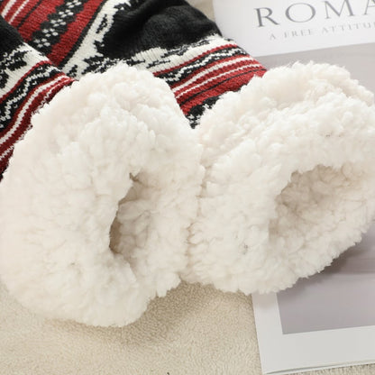 Snowflake Ultra-thick Slipper Home Socks