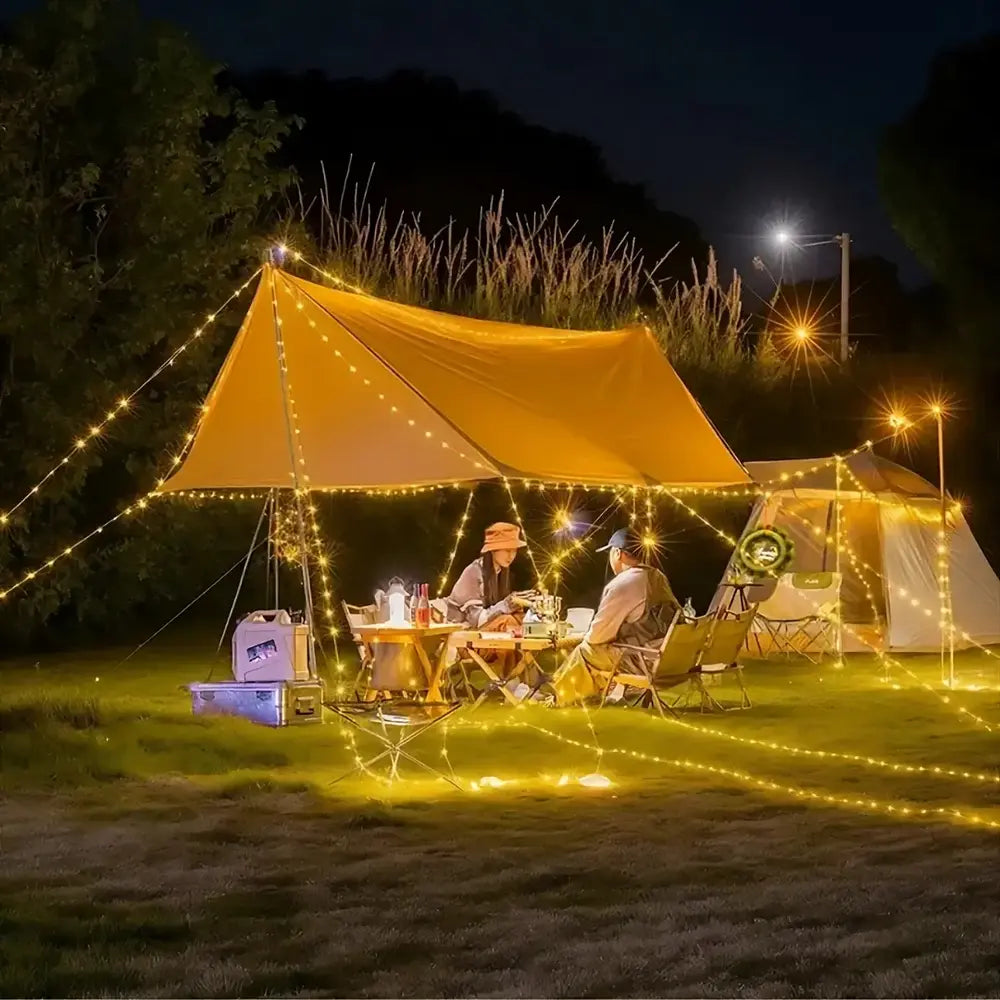 32ft Ultimate Solar Retractable String Lights