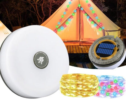 32ft Ultimate Solar Retractable String Lights