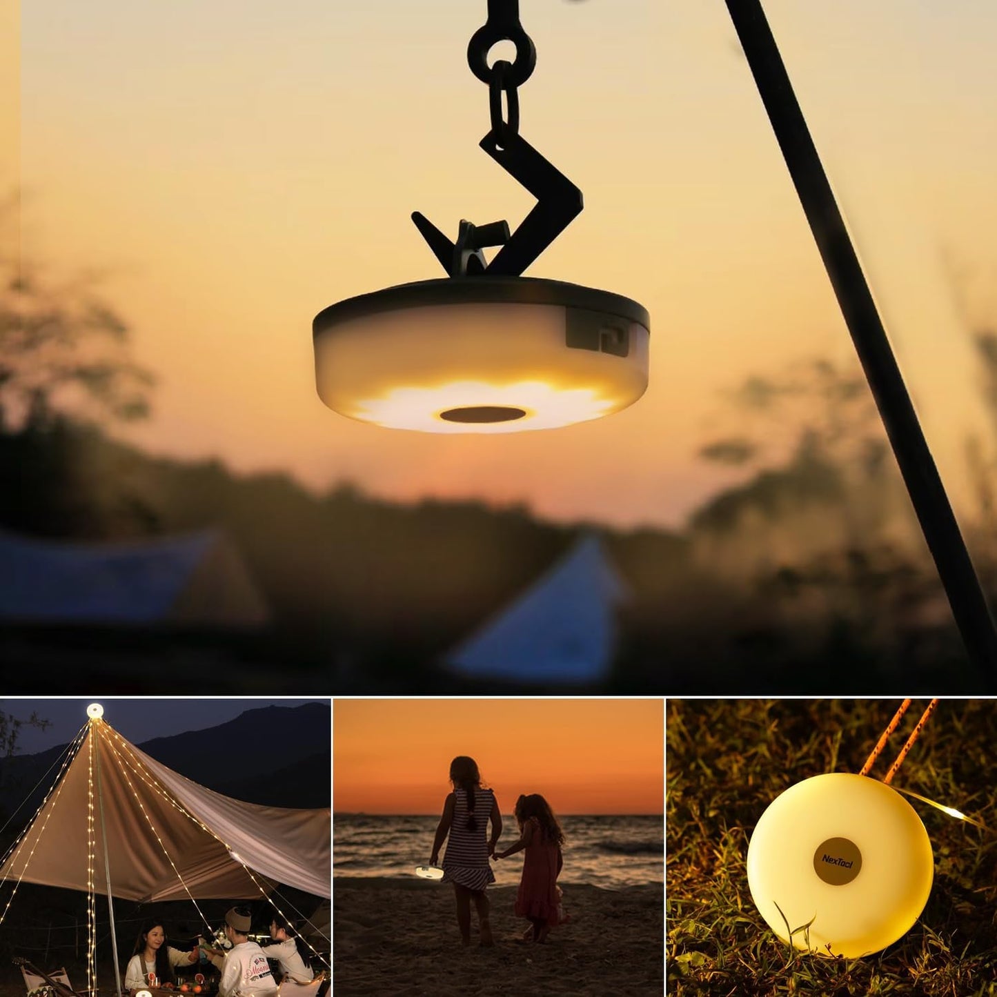 32ft Ultimate Solar Retractable String Lights